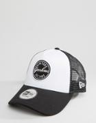 New Era Trucker Cap Ny Yankees Emblem - White