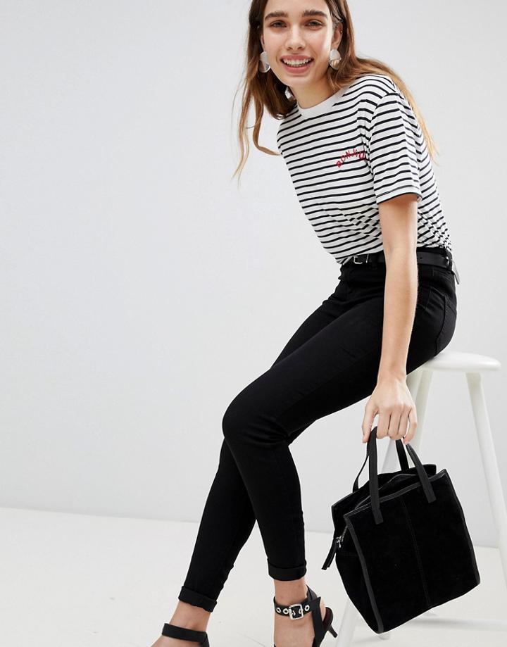 New Look Jenna Black Skinny Jean - Black