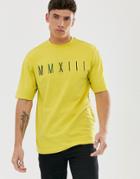 Only & Sons Oversized T-shirt In Neon Green