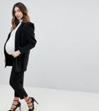 Asos Maternity High Waist Tapered Pants - Black