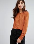 Vero Moda Boxy Shirt - Orange
