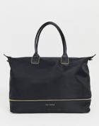 Ted Baker Emiia Extendable Zip Weekend Bag-black
