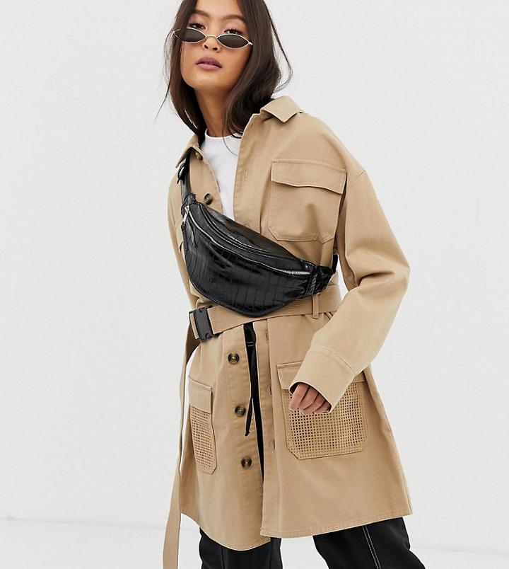 Collusion Utility Jacket With Belt