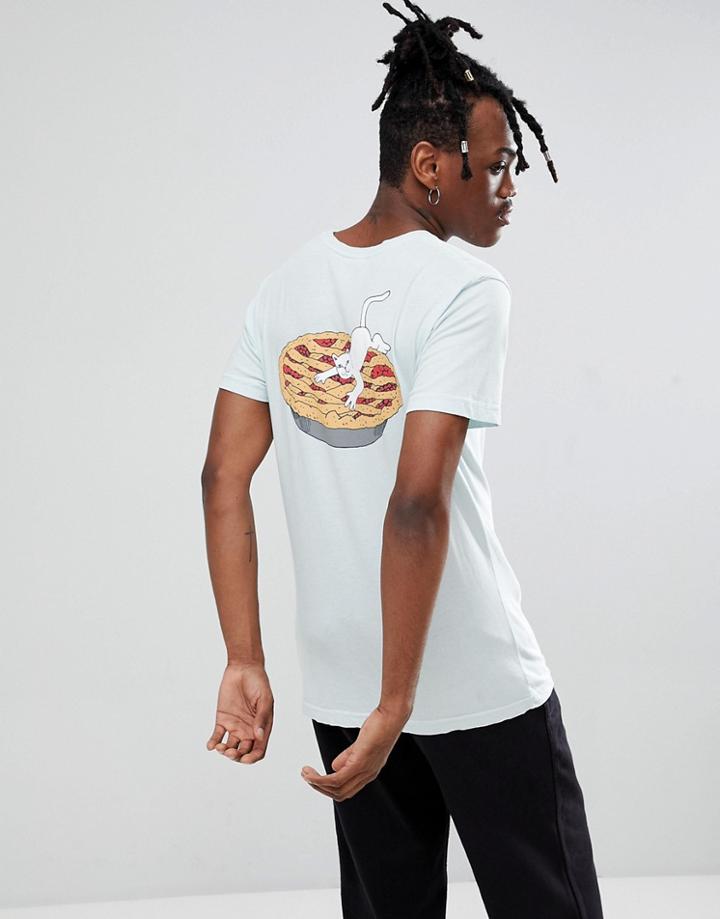 Rip'n'dip American Pie T-shirt In Fresh Mint - Blue