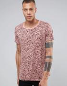 Weekday Alex Floral Print T-shirt - Pink