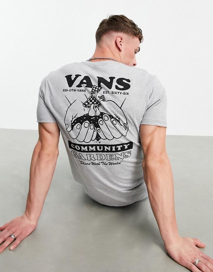 Vans Puppeteer T-shirt In Gray-grey