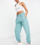 Asyou Sweatpants In Washed Aqua - Part Of A Set-green