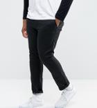 Asos Plus Super Skinny Chinos In Black - Black