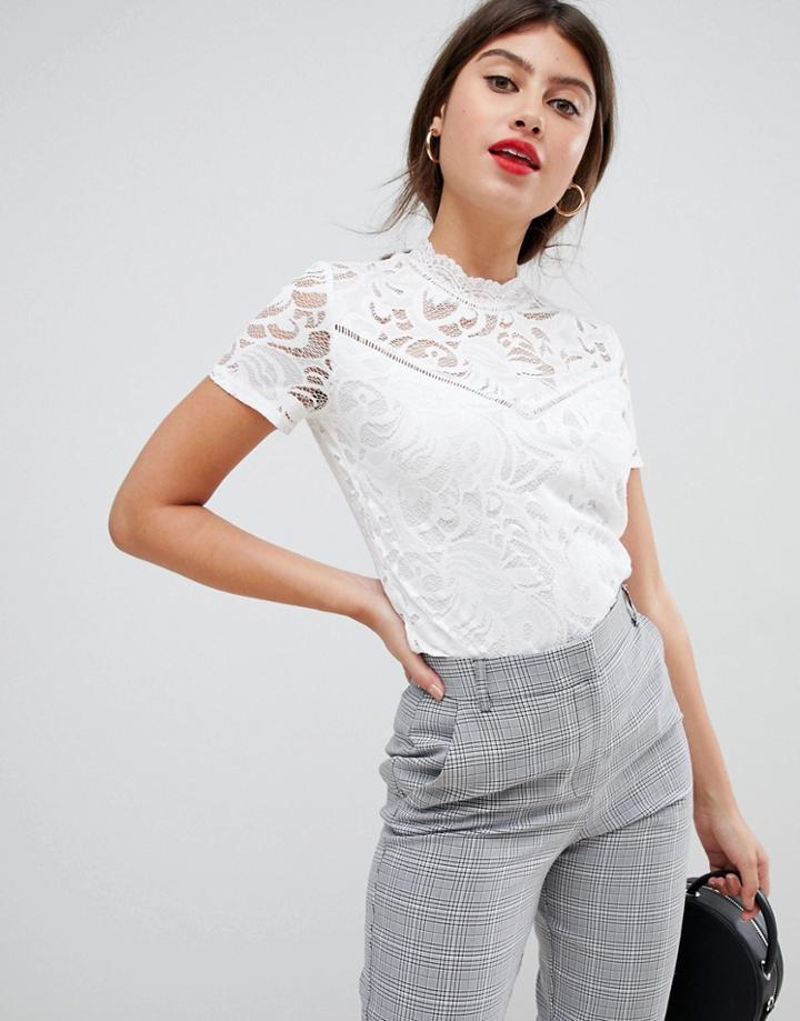 Vila Lace Blouse - White