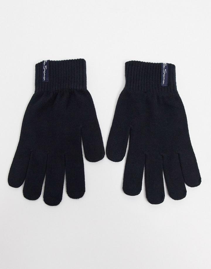 Ben Sherman Santos Gloves In Black