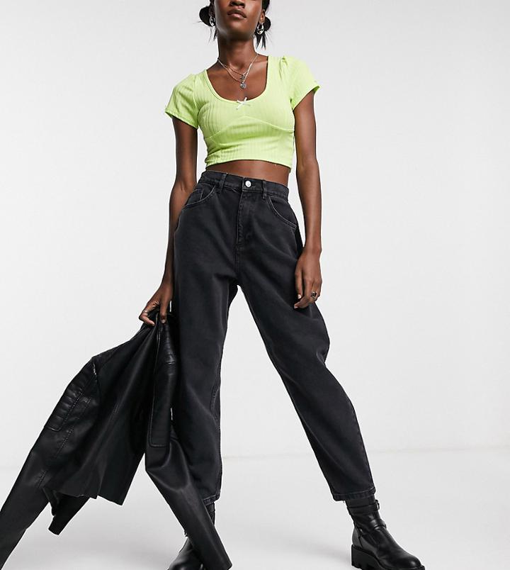 Reclaimed Vintage Inspired The '92 Relaxed Mom Jean In Black