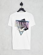 Hollister Retro Logo T-shirt In White