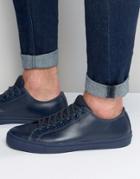 Aldo Amede Sneakers In Blue Leather - Blue