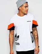Adidas Originals T-shirt In Color Block Ao0541 - White
