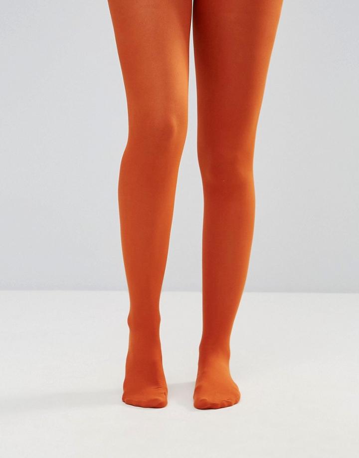 Asos 40 Denier Tights In Rust - Multi