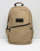 Heist Tab Canvas Bag - Tan