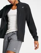Reebok Running Essentials Woven Wind Jacket In Black