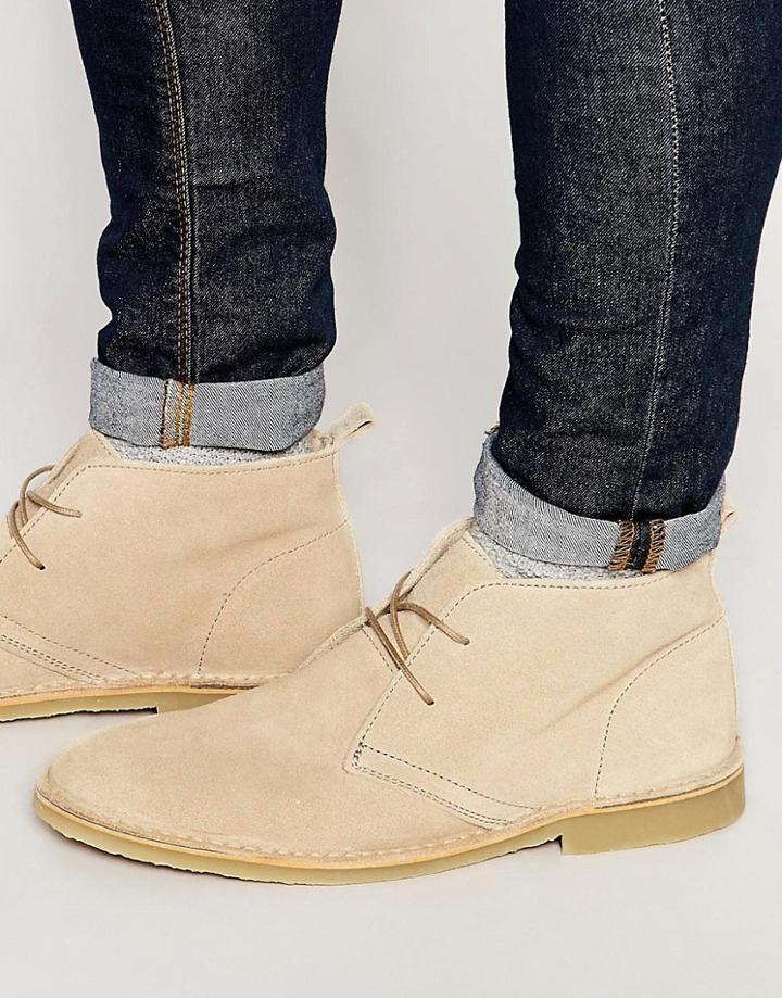 Kurt Geiger Arliz Desert Boots - Beige