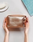 Mi-pac Metallic Rose Gold Toiletry Bag - Gold