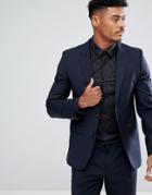 Hugo Slim Fit Stretch Suit Jacket In Navy - Navy