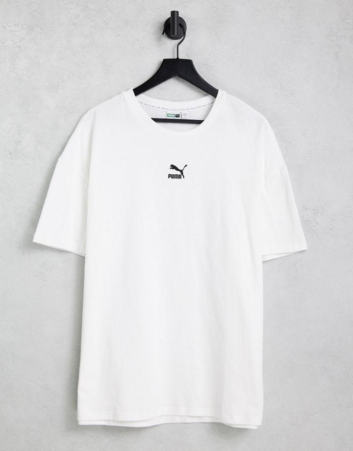 Puma Classics Oversized T-shirt In White