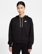 Nike X Serena Design-crew Oversized Hoodie In Black