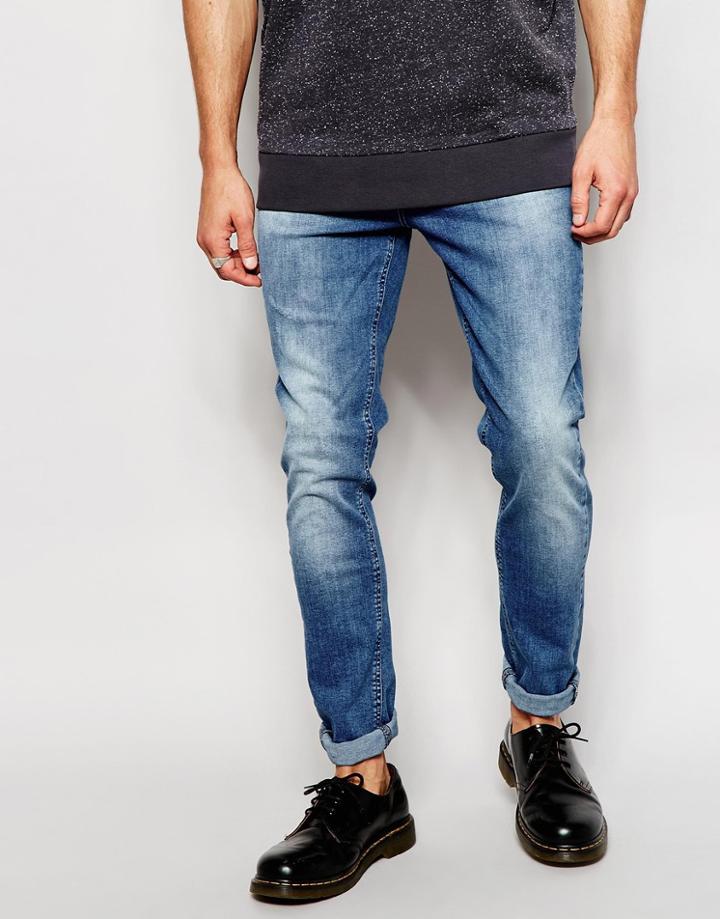 Systvm Skinny Jean Nickel Blue - Blue
