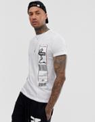 Religion T-shirt With Side Patch In White - White