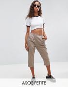 Asos Petite Capri Pant - Stone