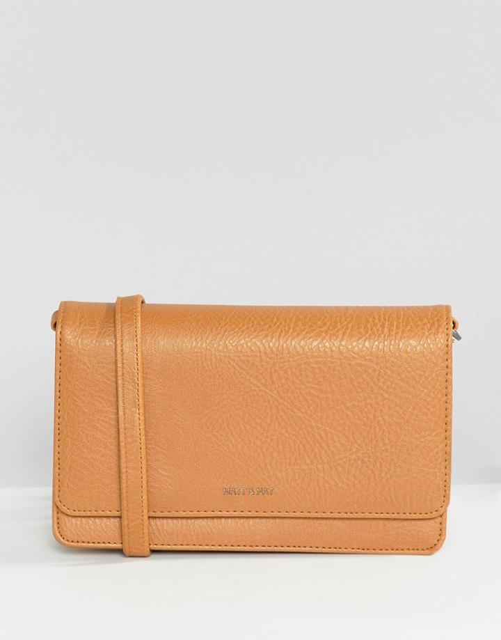 Matt & Nat Bee Crossbody Bag In Sand - Beige