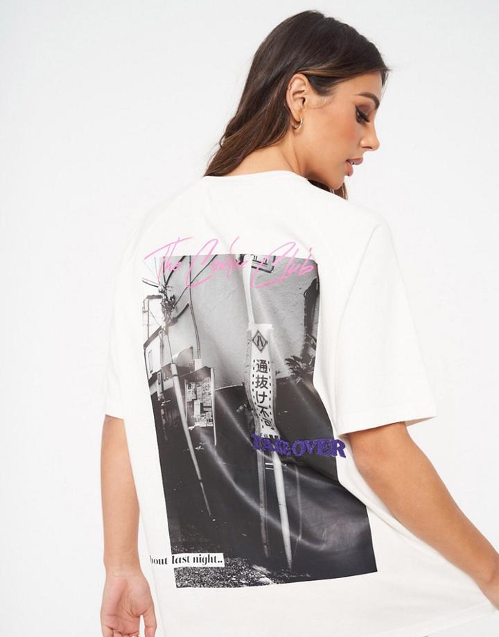 The Couture Club Oversized T-shirt In White