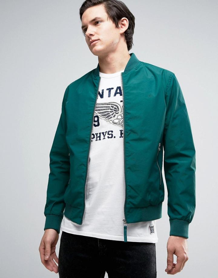 Jack & Jones Originals Bomber Jacket - Green