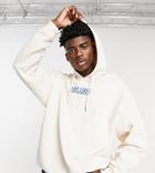 Reclaimed Vintage Inspired Logo Hoodie In Stone-neutral
