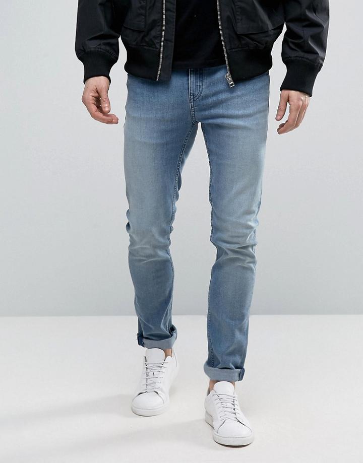 Cheap Monday Tight Jean Strong Blue Wash - Blue
