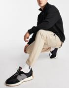 Topman Skinny Side Pocket Cargo Pants In Stone-neutral