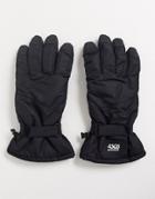 Asos 4505 Ski Gloves In Black