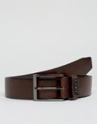 Boss By Hugo Boss Senol Leather Belt - Brown