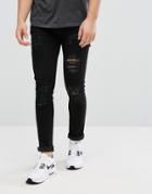 D-struct Ripped Jeans - Black