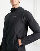 Nike Running Dri-fit Element Full-zip Jacket In Black