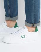 Fred Perry B721 Leather Sneakers - White