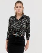 Brave Soul Floral Print Long Sleeve Shirt - Multi