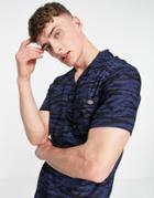 Dickies Quamba Short Sleeve Shirt In Navy