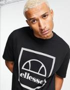 Ellesse T-shirt With Reflective Branding In Black