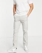 French Connection Slim Fit Chinos In Stone-neutral
