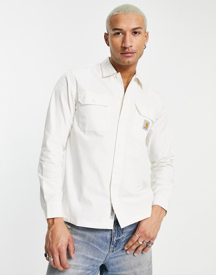 Carhartt Wip Master Shirt In Off White