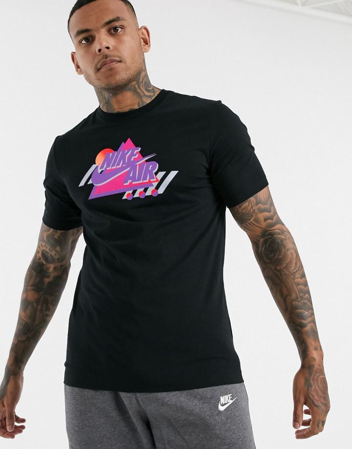 Nike Air Vintage Logo T-shirt In Black