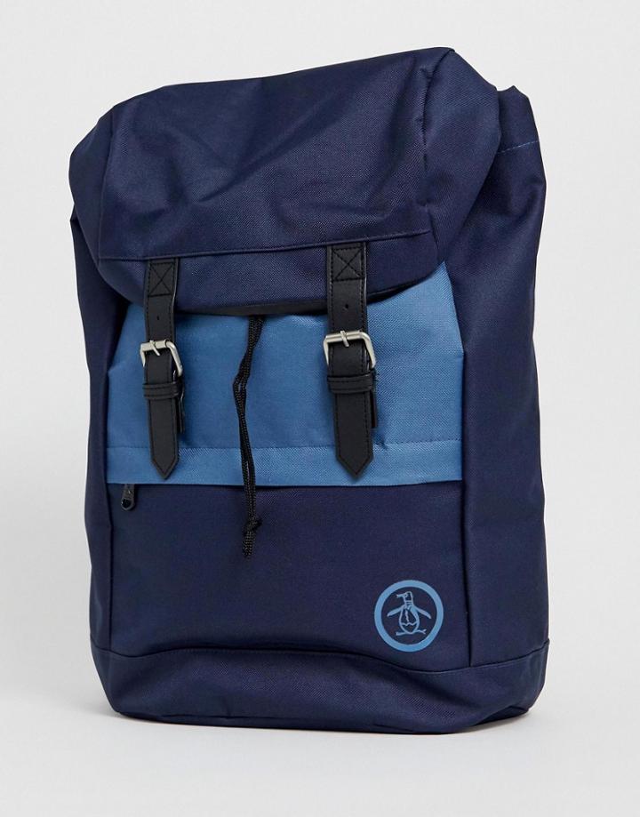 Original Penguin Backpack In Navy - Navy