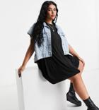 Simply Be Jersey Smock Dress In Black