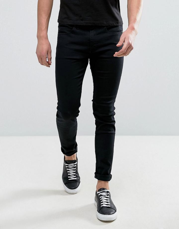 Hugo By Hugo Boss Hugo 131 Skinny Jeans Stretch Supercool Black - Black