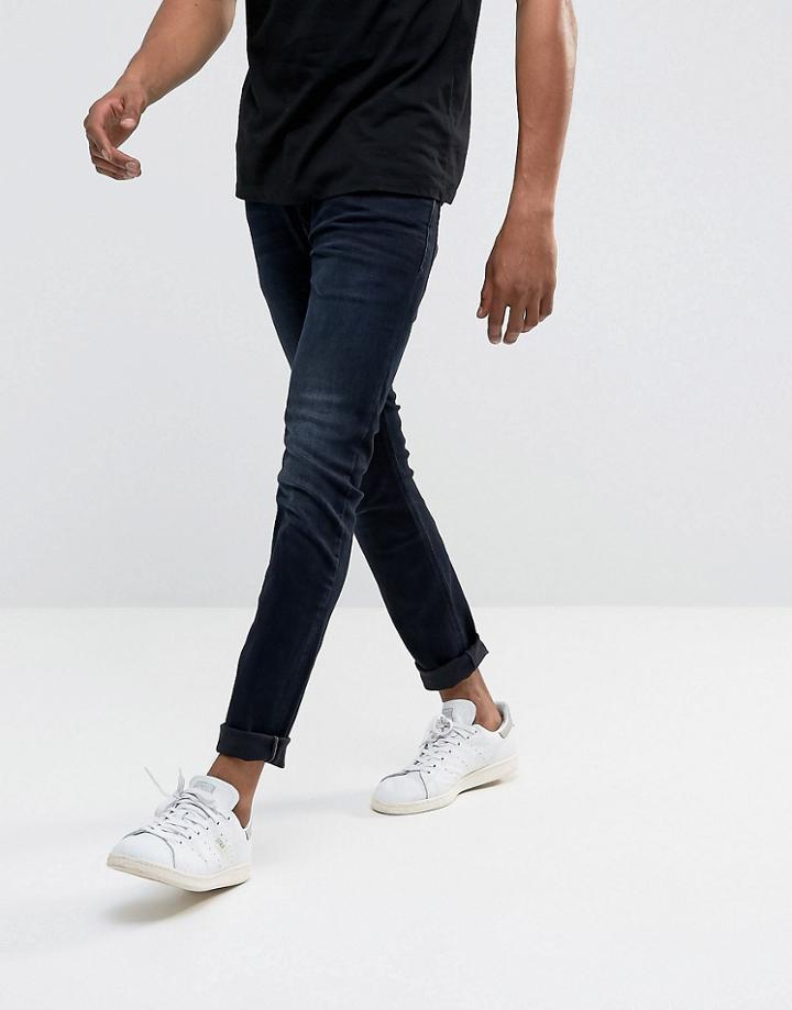 Tommy Hilfiger Denim Jeans Simon Skinny Fit In Stretch Black Wash - Black